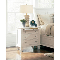 Coaster Furniture 201302 Sandy Beach 3-drawer Nightstand Buttermilk